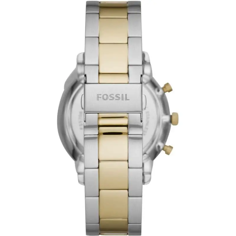 Fossil Fs5706 Neutra Chronograph Blue Dial Two-Tone Stainless Steel Men's Watch 2