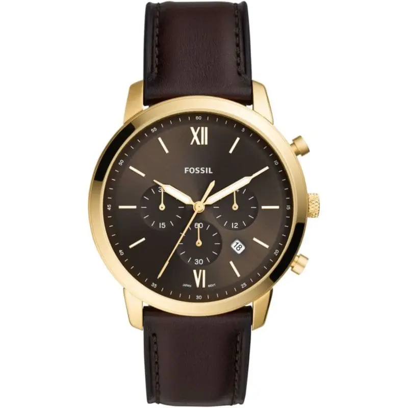 Fossil Fs5763 Brown Leather Unisex's Watch 1