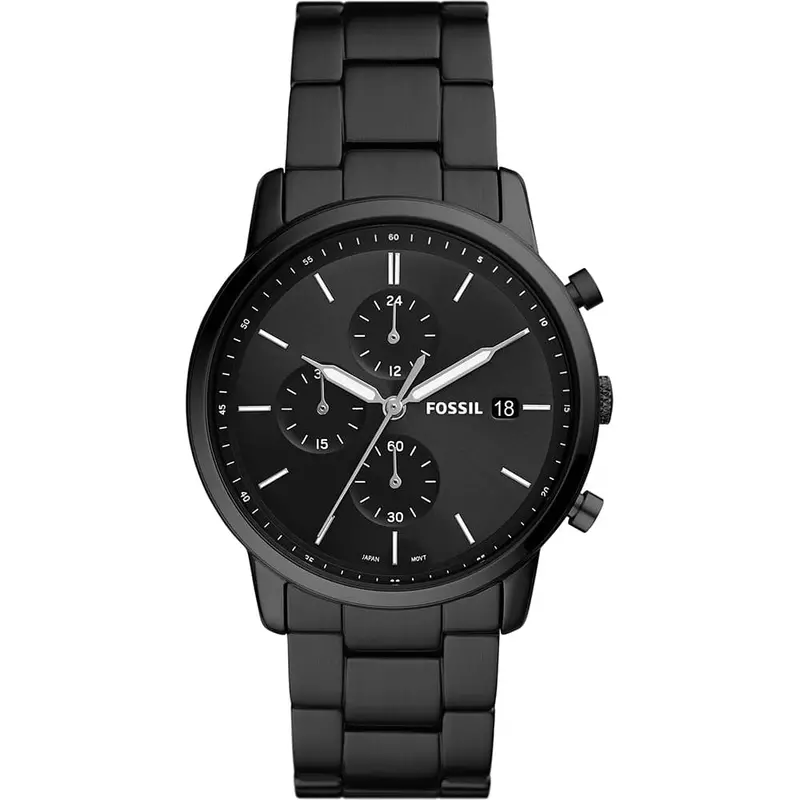 Fossil Fs5848 Black Chronograph Stainless Men Watch 1