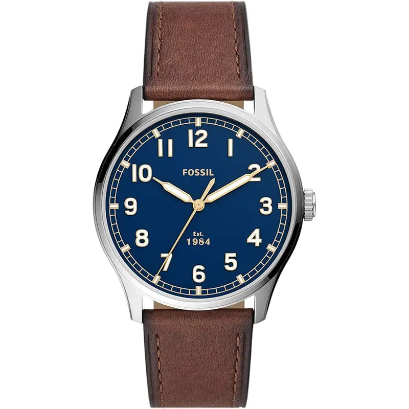 Fossil Fs5923 Brown Leather Mens Watch 1