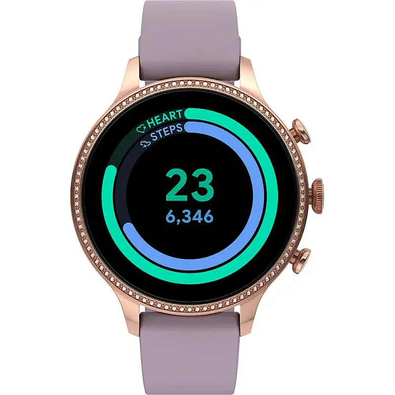 Fossil Ftw6080 Silicone Strap Women Smartwatch 1