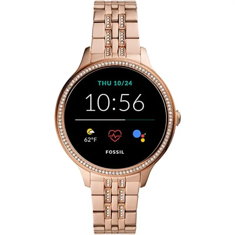 Fossil Gen 5E Smartwatch Rose Gold-Tone Stainless Steel Ftw6073  Women's Watch 1