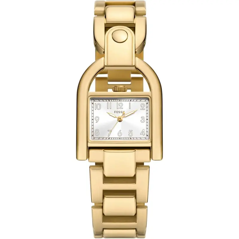 Fossil Harwell Gold Tone Stainless Steel Women's Watch Es5327p 1