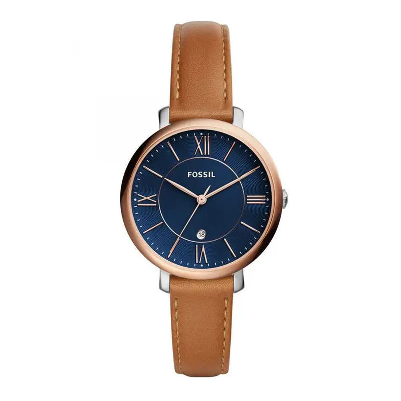 Fossil Jacqueline Es4274 Brown Leather Strap Women's Watch 1