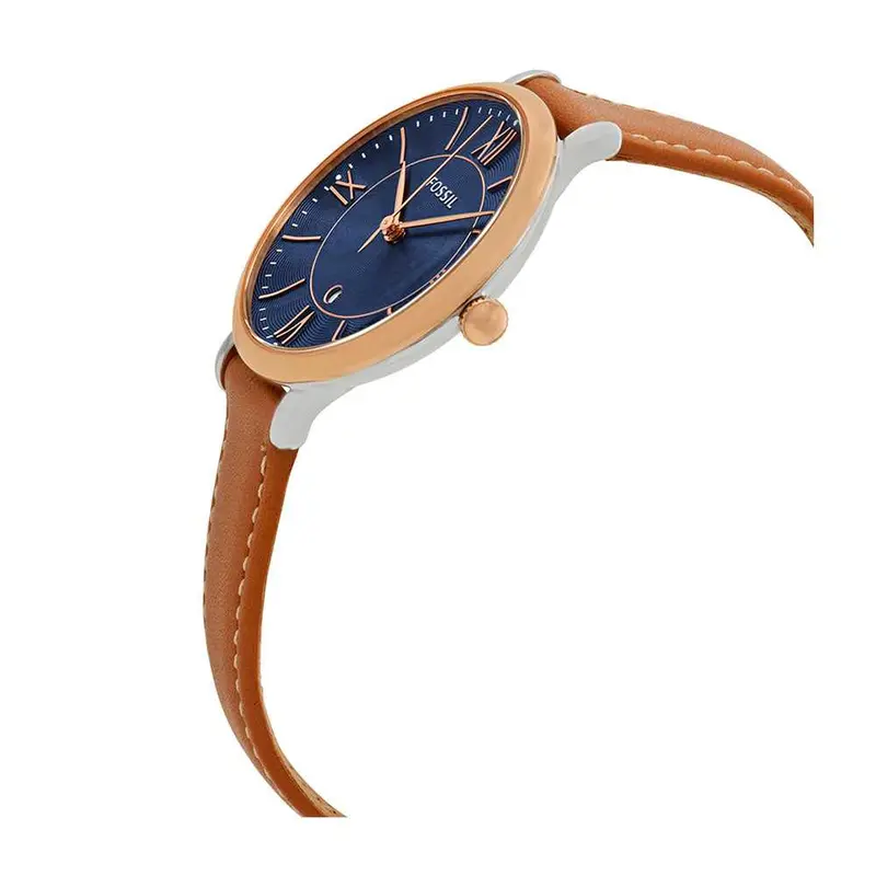 Fossil Jacqueline Es4274 Brown Leather Strap Women's Watch 2