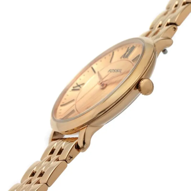 Fossil Jacqueline Rose Gold Necklace & Watch Set Es5252setp 2