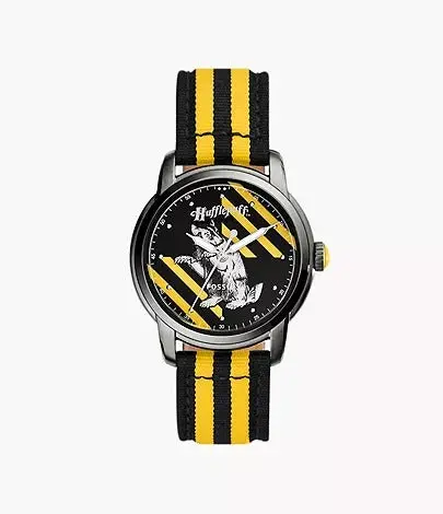 Fossil Le1159 Harry Potter™ Limited Edition Three-Hand Hufflepuff™ Nylon Watch 1