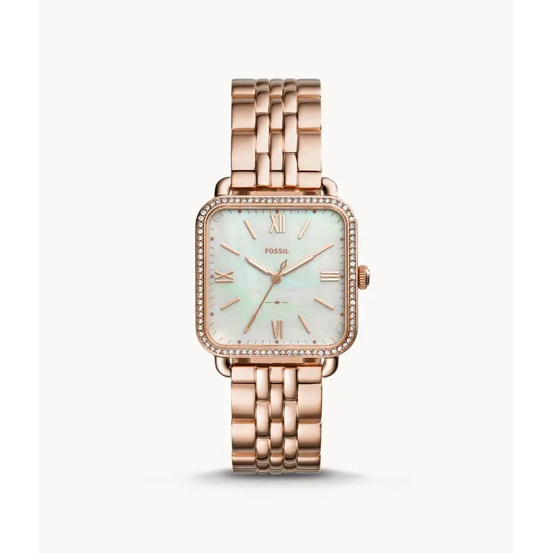 Fossil Micah Analog Quartz Rose Gold Stainless Steel Es4269 Women's Watch 1