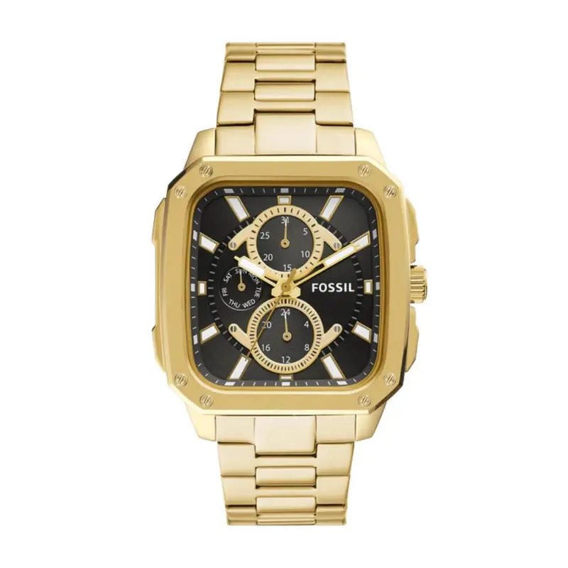 Fossil Multifunction Gold-Tone Stainless Steel Men's Watch Bq2656p 1