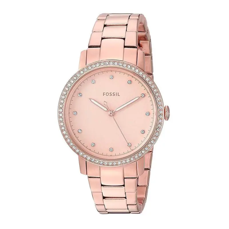 Fossil Neely Analog Quartz Rose Gold Stainless Steel Es4288 Women's Watch 1