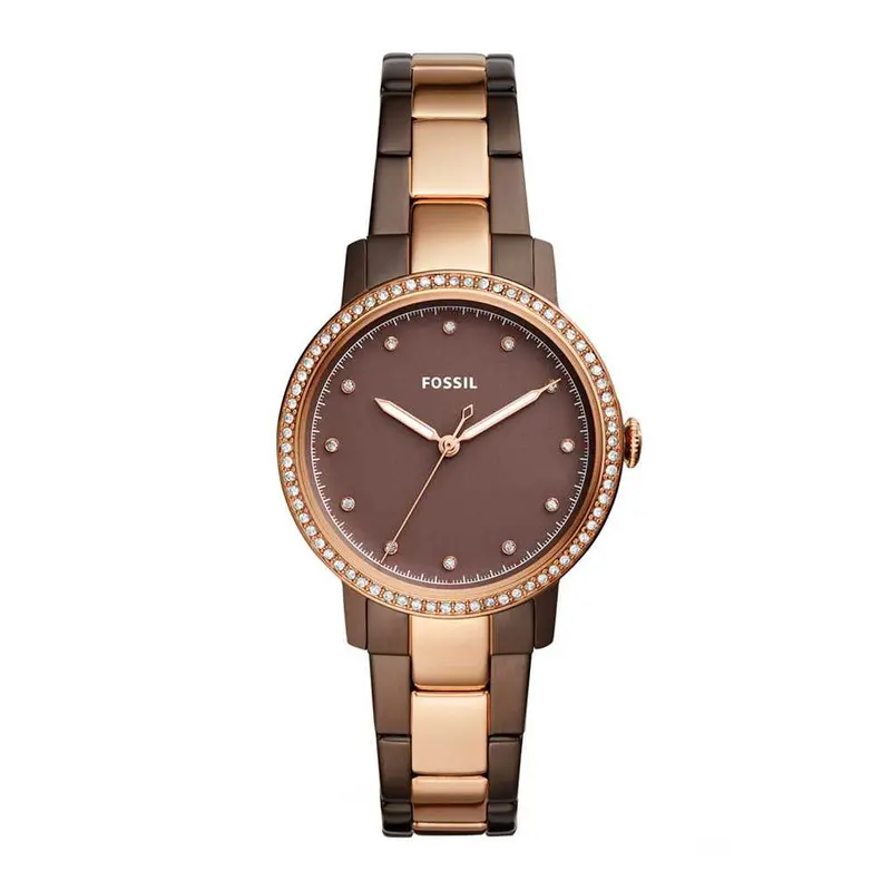 Fossil Neely Analog Quartz Rose Gold Stainless Steel Es4300 Women's Watch 1