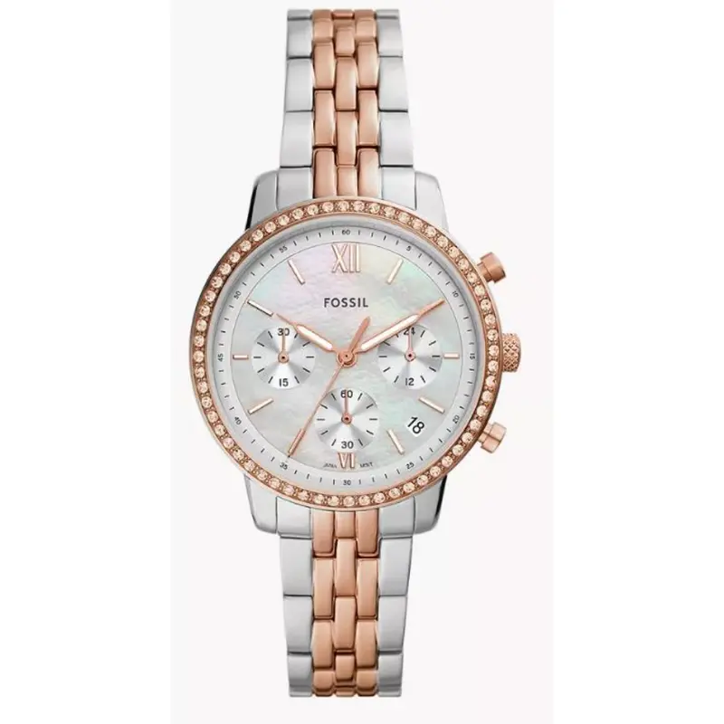 Fossil Neutra Chronograph Stainless Steel Strap Women Watch Es5279 1