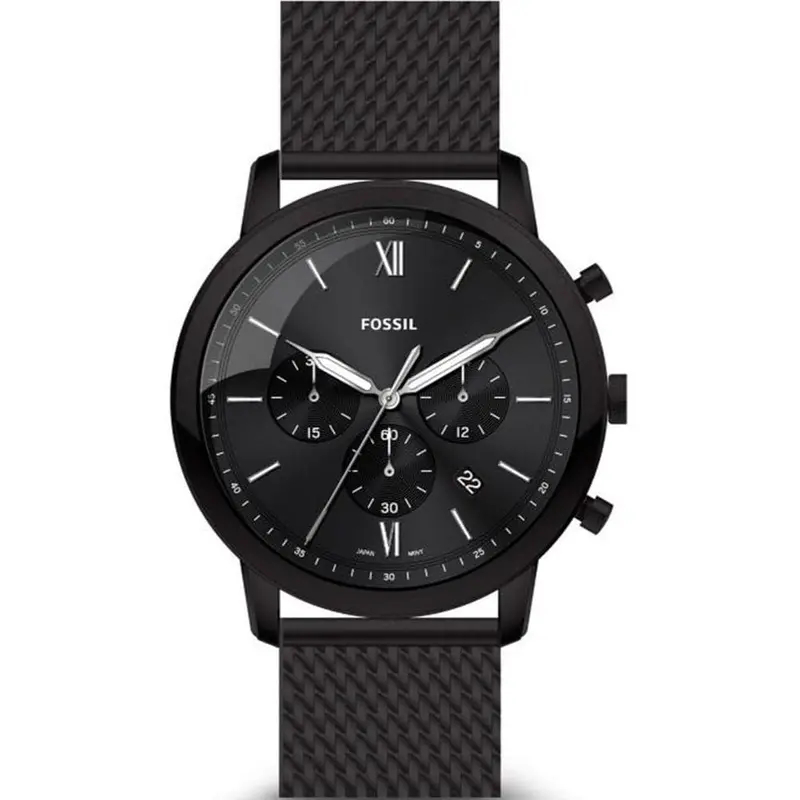 Fossil Nuetra Fs5707 Black Stainless Steel Men's Watch 1