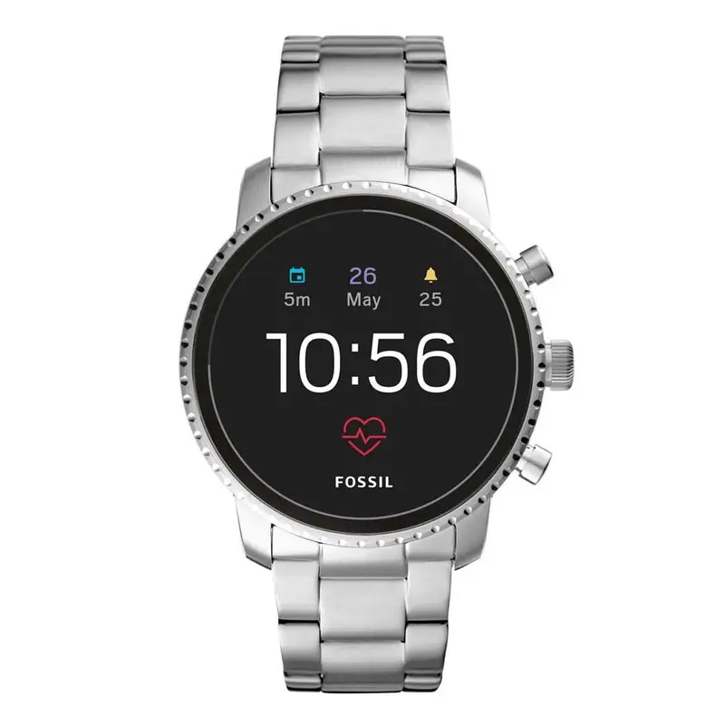 Fossil Q Explorist Digital Silver Stainless Steel Hr Ftw4011 Smartwatch 1