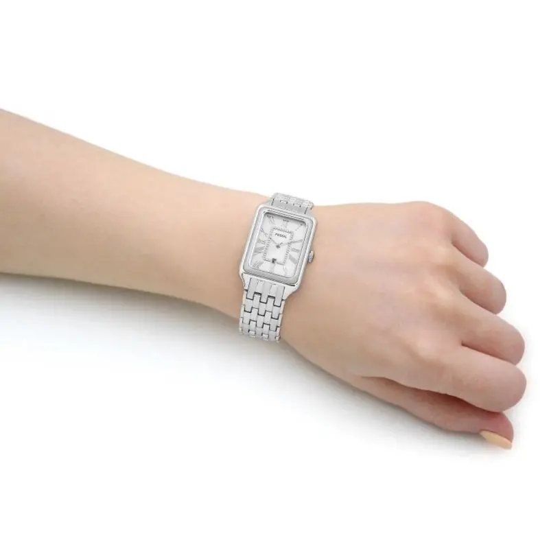 Fossil Raquel Silver Dial & Stainless Steel Strap Women Watch Es5306 2