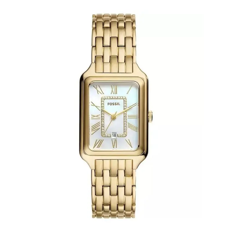 Fossil Raquel Watch Gold Stainless Steel Watch Es5304 1