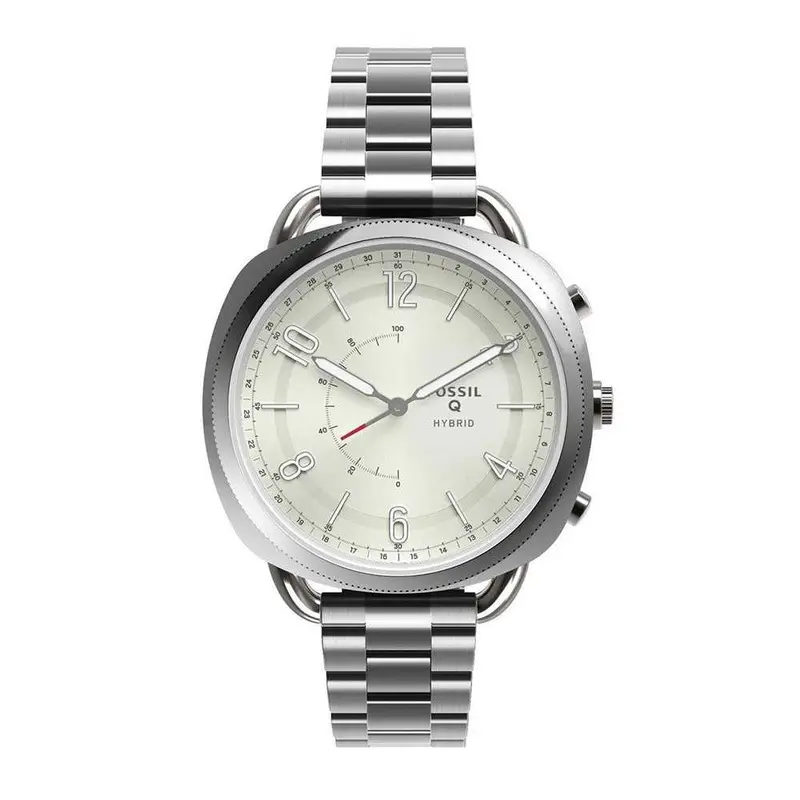 Fossil Refurbished Q Accomplice Digital Silver Stainless Steel Ftw1202 Hybrid Smartwatch 1