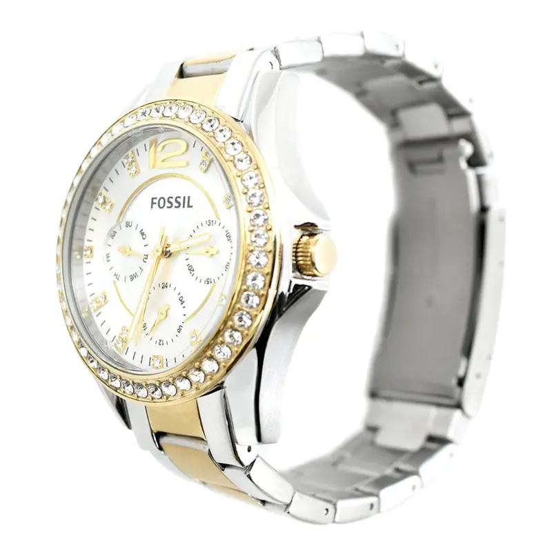 Fossil Riley Es3204 Two-Tone Stainless Steel Women's Watch 2