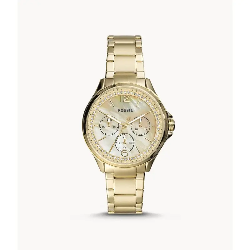 Fossil Saddie Es4780 Gold Stainless Steel Women's Watch 1