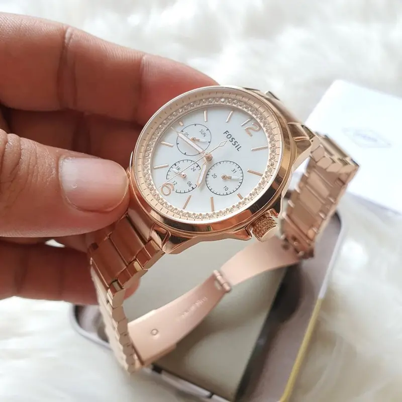 Fossil Sadie Es4779 Multifunction Rose Gold-Tone Stainless Steel Women's Watch 2