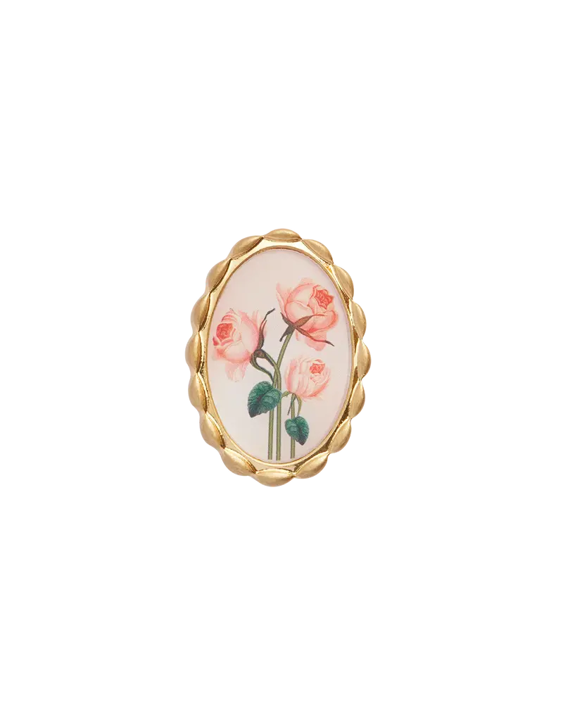 Framed Roses Brooch 1