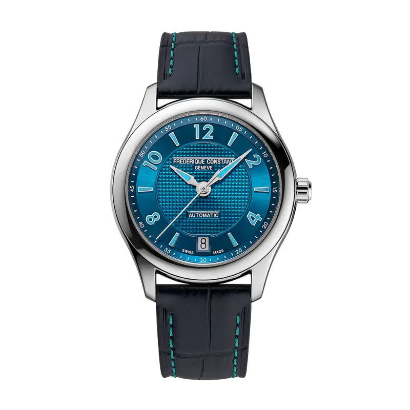 Frederique Constant Black Leather Strap Men Watch Fc-303Rmln3b6 1