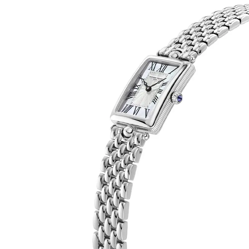 Frederique Constant Classics Art Deco Carree Stainless Steel Women's Watch Fc-200Mpw2ac6b 2