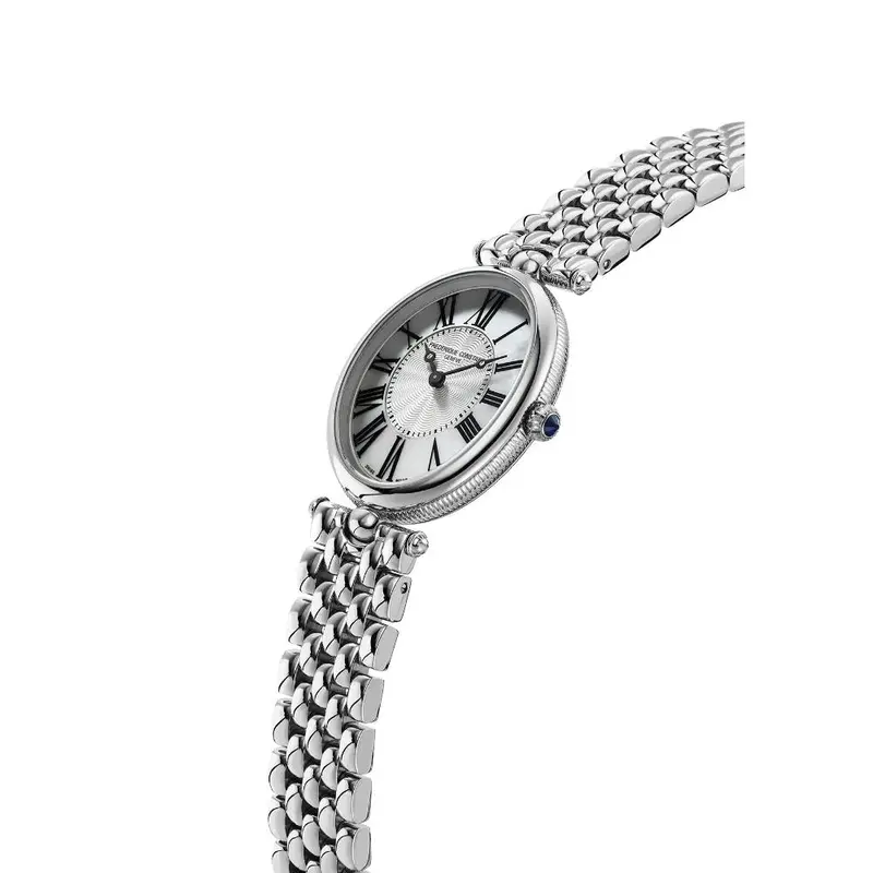 Frederique Constant Classics Art Deco Oval Stainless Steel Women's Watch Fc-200Mpw2v6b 2