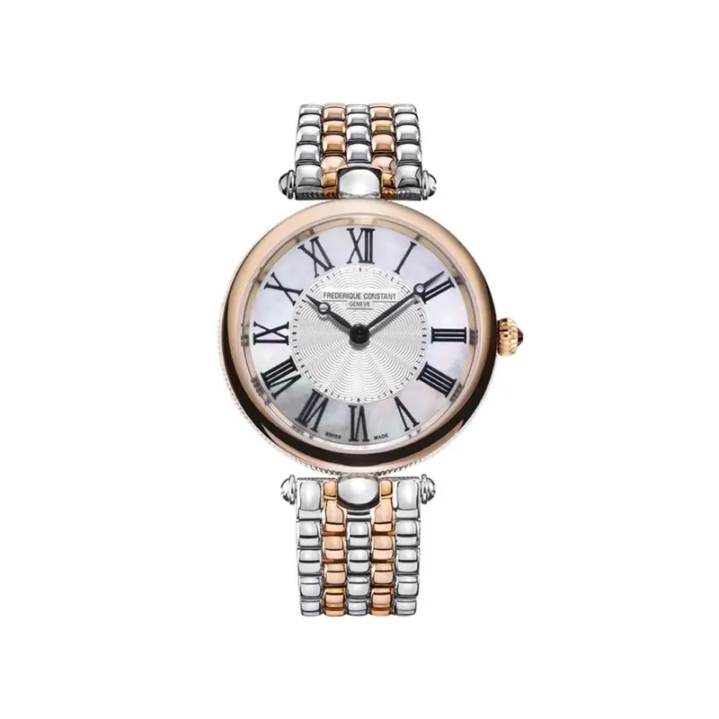 Frederique Constant Classics Art Deco Round Stainless Steel Women's Watch Fc-200Mpw2ar2b 1
