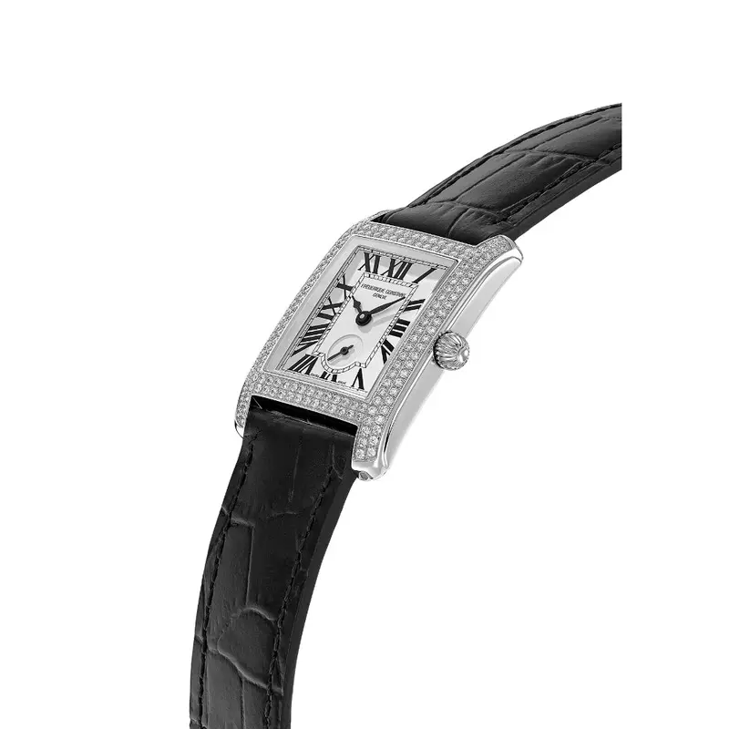 Frederique Constant Classics Black Leather Strap Unisex Watch Fc-235S2cd6 2