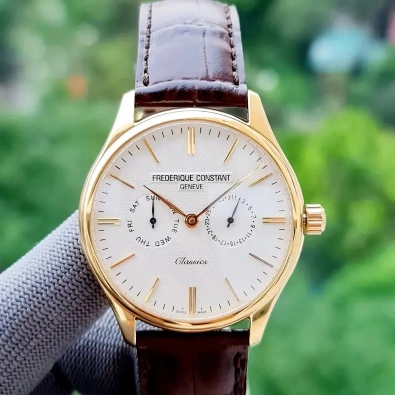 Frederique Constant Fc-259St5b5 Brown Leather Men Watch 2