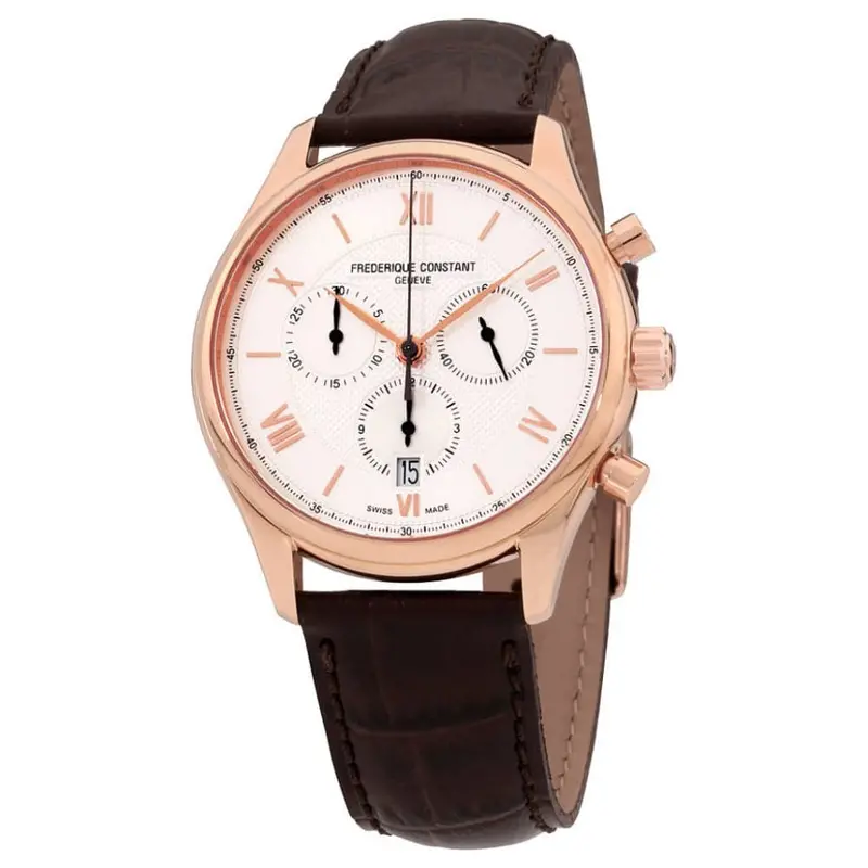 Frederique Constant Fc-292Mv5b4 Brown Leather Men Watch 1