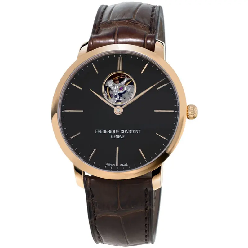 Frederique Constant Fc-312G4s4 Brown Leather Men Watch 1