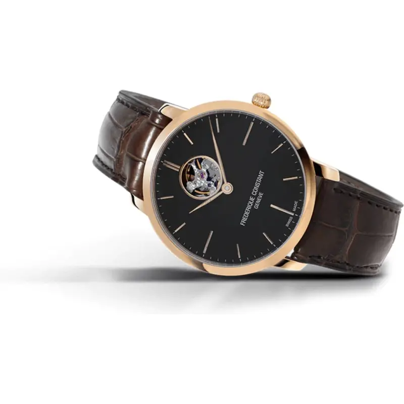 Frederique Constant Fc-312G4s4 Brown Leather Men Watch 2
