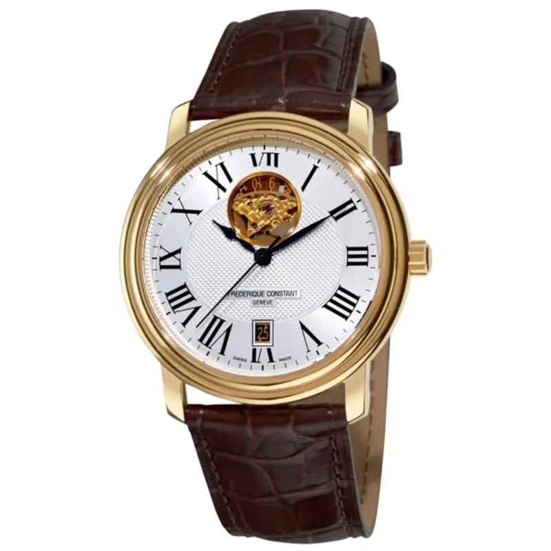 Frederique Constant Fc-315M4p5 Brown Leather Men Watch 2