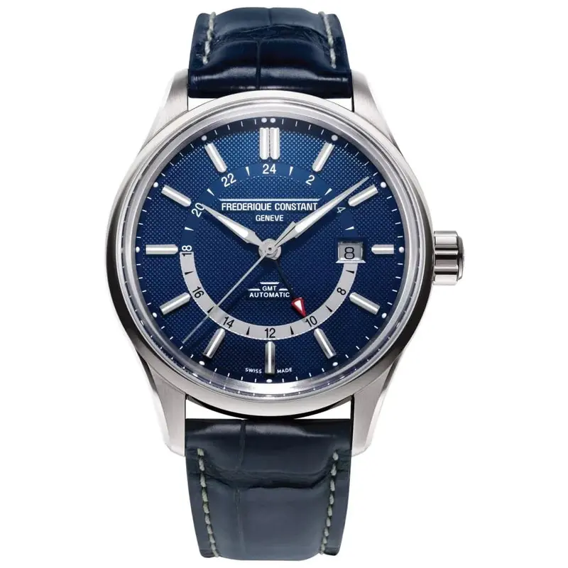 Frederique Constant Fc-350Nt4h6 Blue Leather Men Watch 1