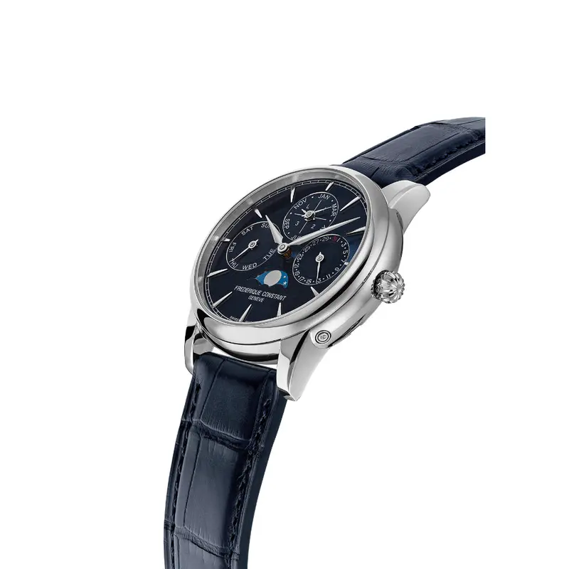 Frederique Constant Geneve Blue Men's Watch - Perpetual Calendar | Fc-776N3h6 2