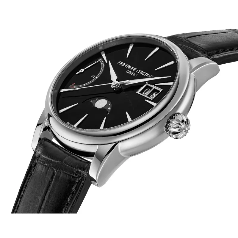 Frederique Constant Geneve Classic Black Men's Watch - Big Date | Fc-735B3h6 2
