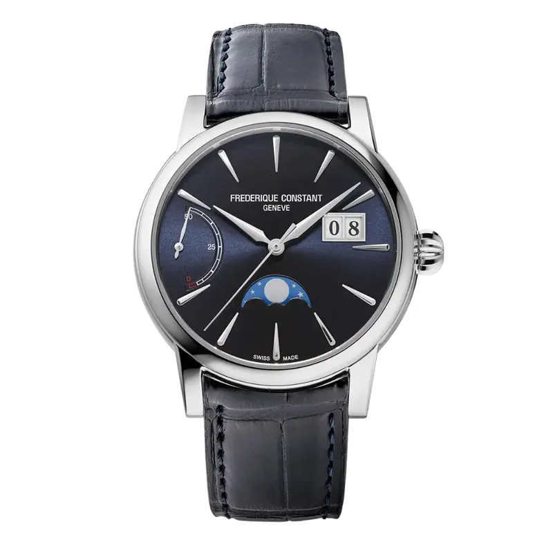 Frederique Constant Geneve Classic Blue Men's Watch - Big Date | Fc-735N3h6 1