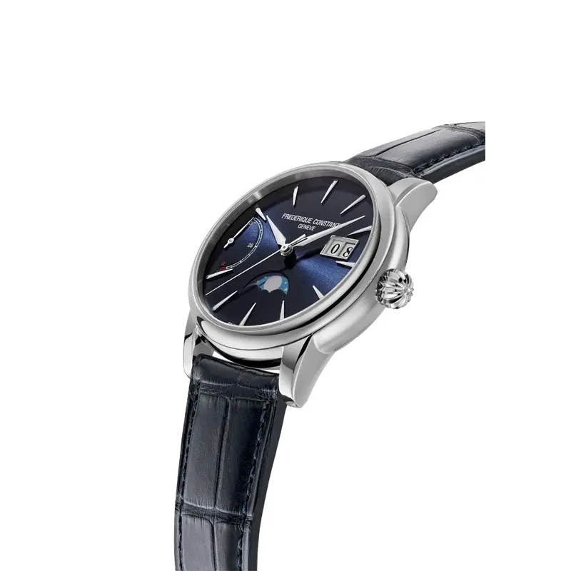 Frederique Constant Geneve Classic Blue Men's Watch - Big Date | Fc-735N3h6 2