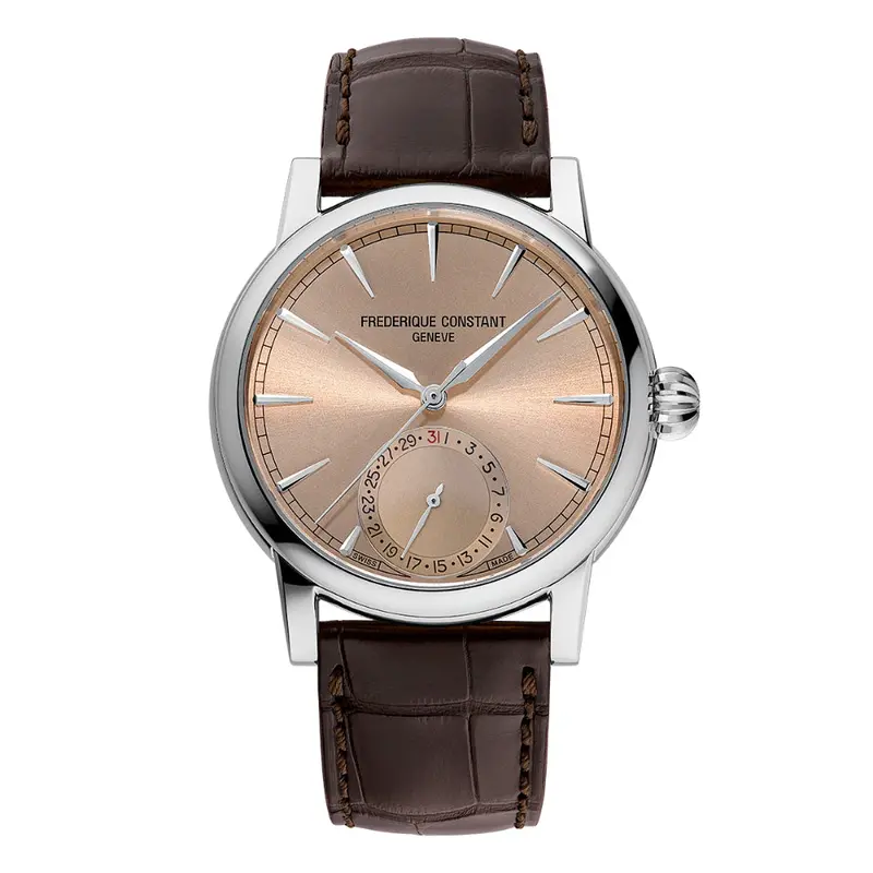 Frederique Constant Geneve Classic Leather Strap Men Watch Fc-706Sal3h6 1