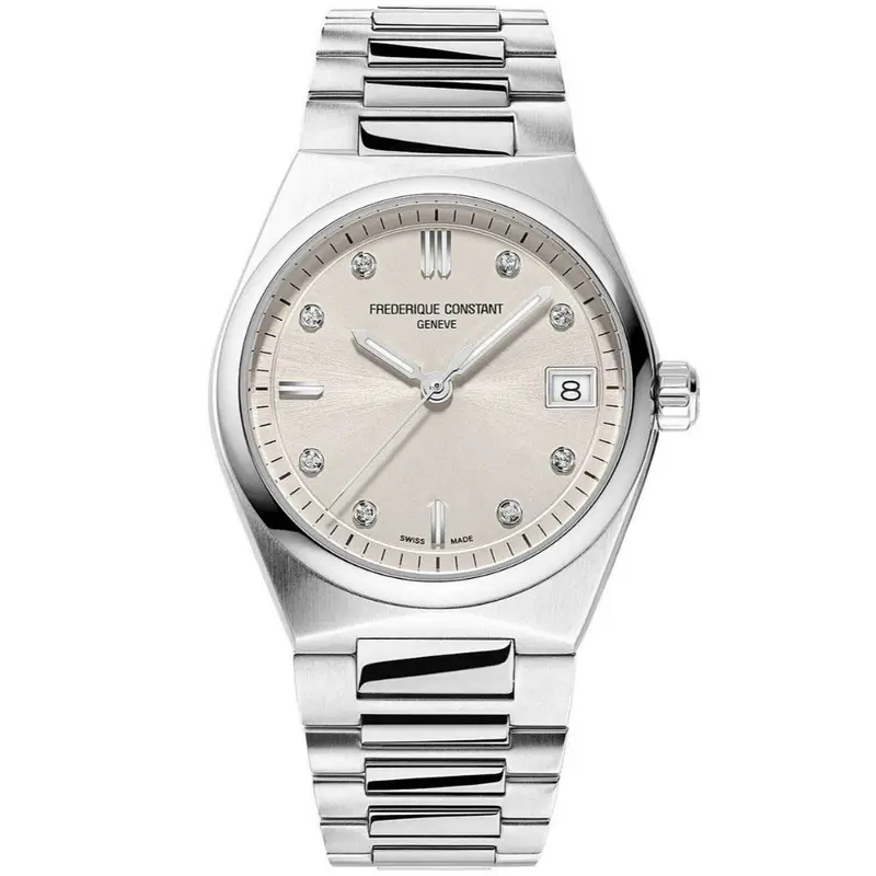 Frederique Constant Stainless Steel Strap Women Watch Fc-240Bgd2nh6b 1