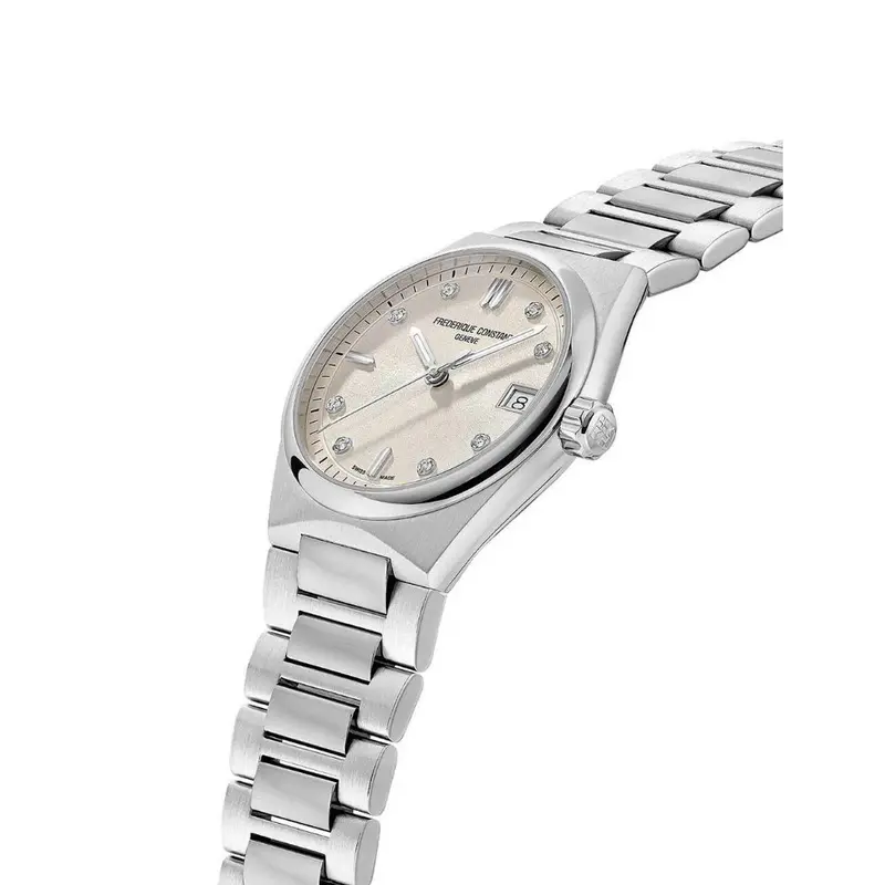 Frederique Constant Stainless Steel Strap Women Watch Fc-240Bgd2nh6b 2
