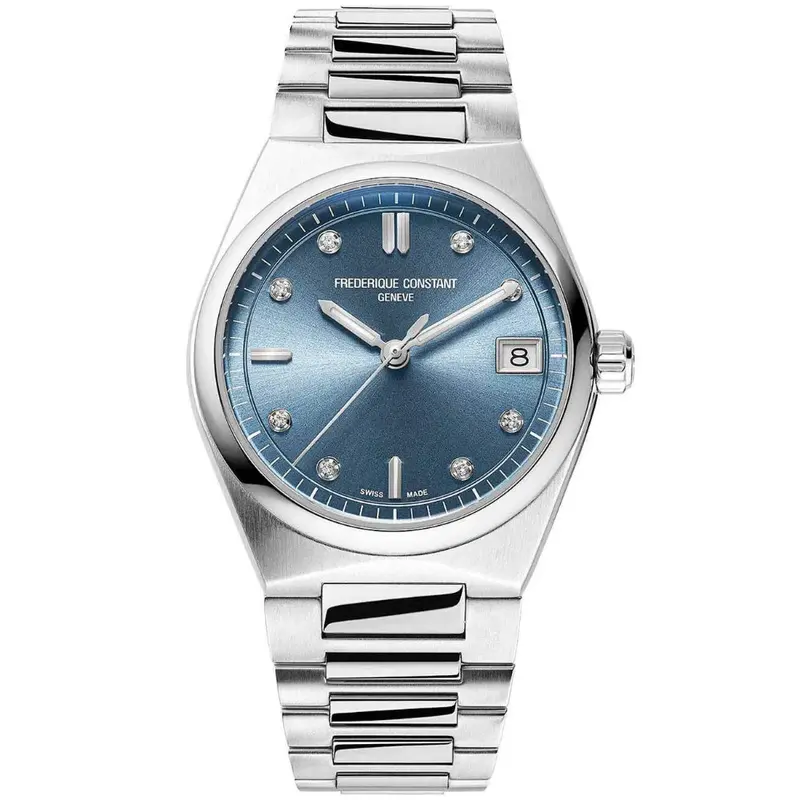 Frederique Constant Stainless Steel Strap Women Watch Fc-240Lnd2nh26b 1