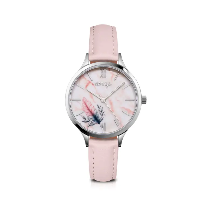 Freedom 0708 Pink Leather Watch 1