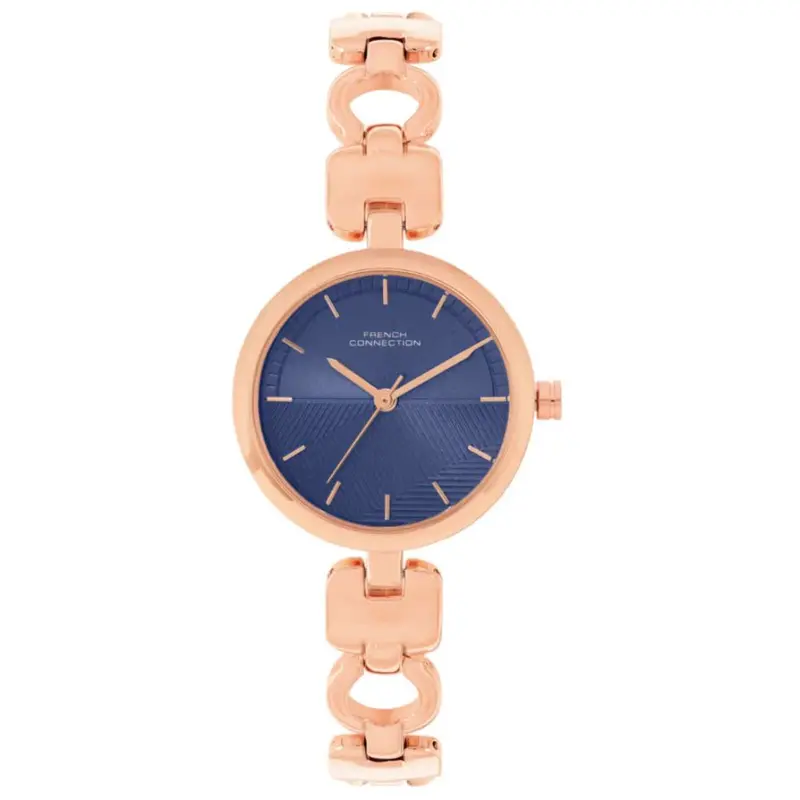 French Connection Blue Dial Stainless Steel Strap Women's Watch Fcn0101urgm 1