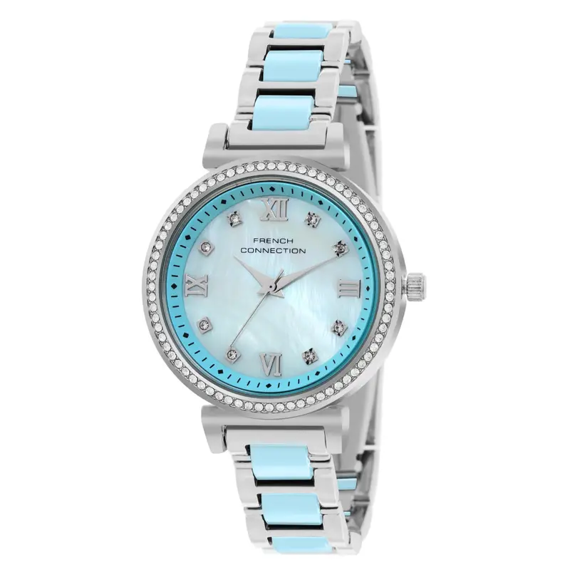 French Connection Blue Stainless Steel Strap Women's Watch Fcb13usm 2