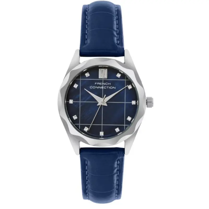 French Connection Red Leather Strap Women's Watch Fcb11ul 1