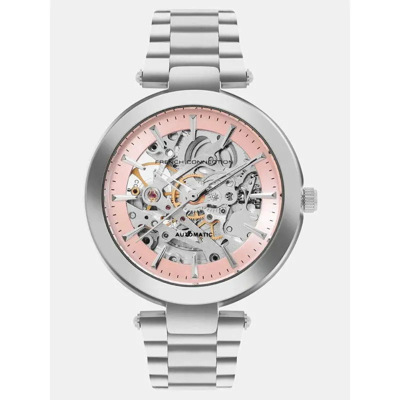 French Connection Silver Stainless Steel Strap Women's Watch Fca21sm 1