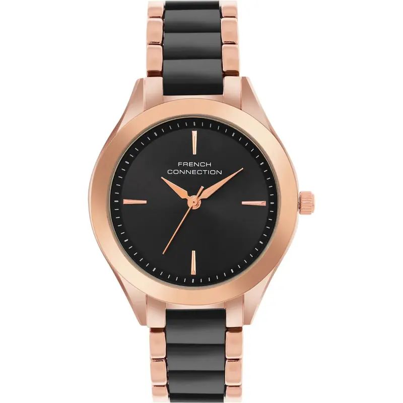 French Connection Two-Tone Stainless Steel Strap Women's Watch Fcb9bm 1